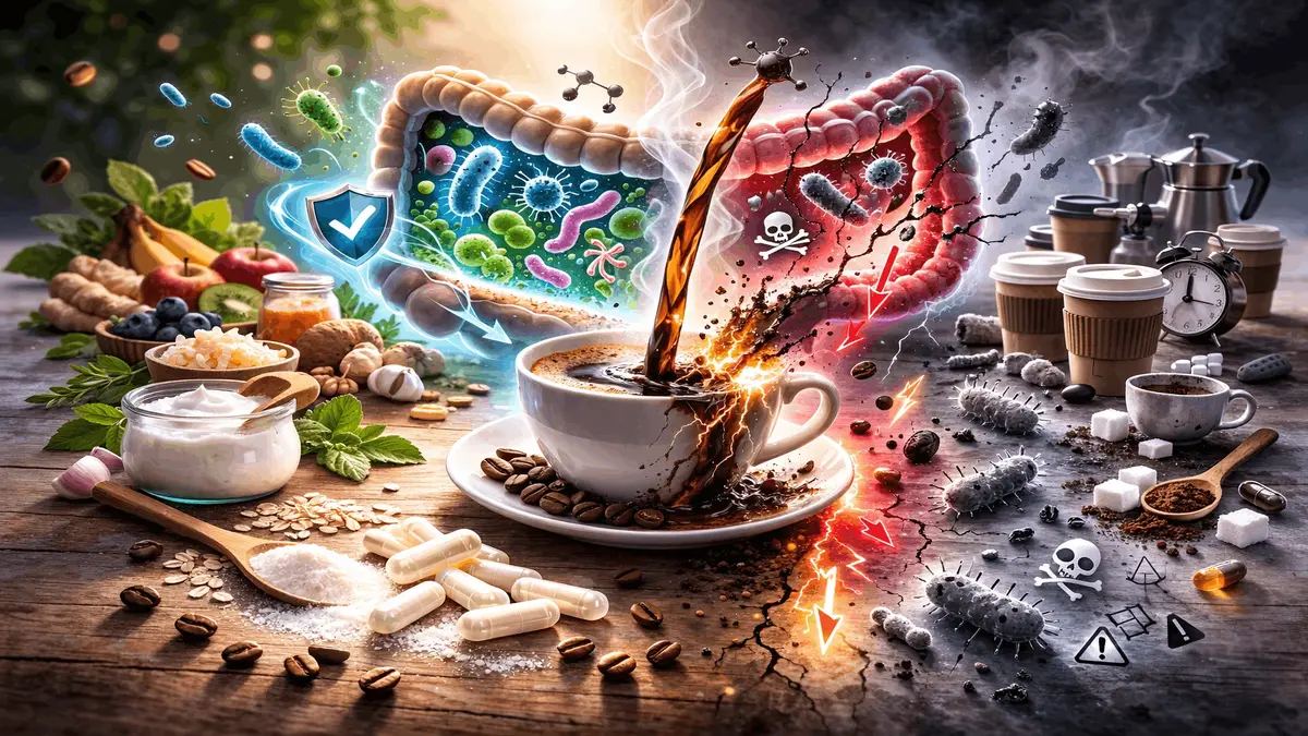 Hero Image for article Pourquoi Votre Café Sabote Votre Microbiome en 2026 ? Analyse Scientifique et Plan d’Action