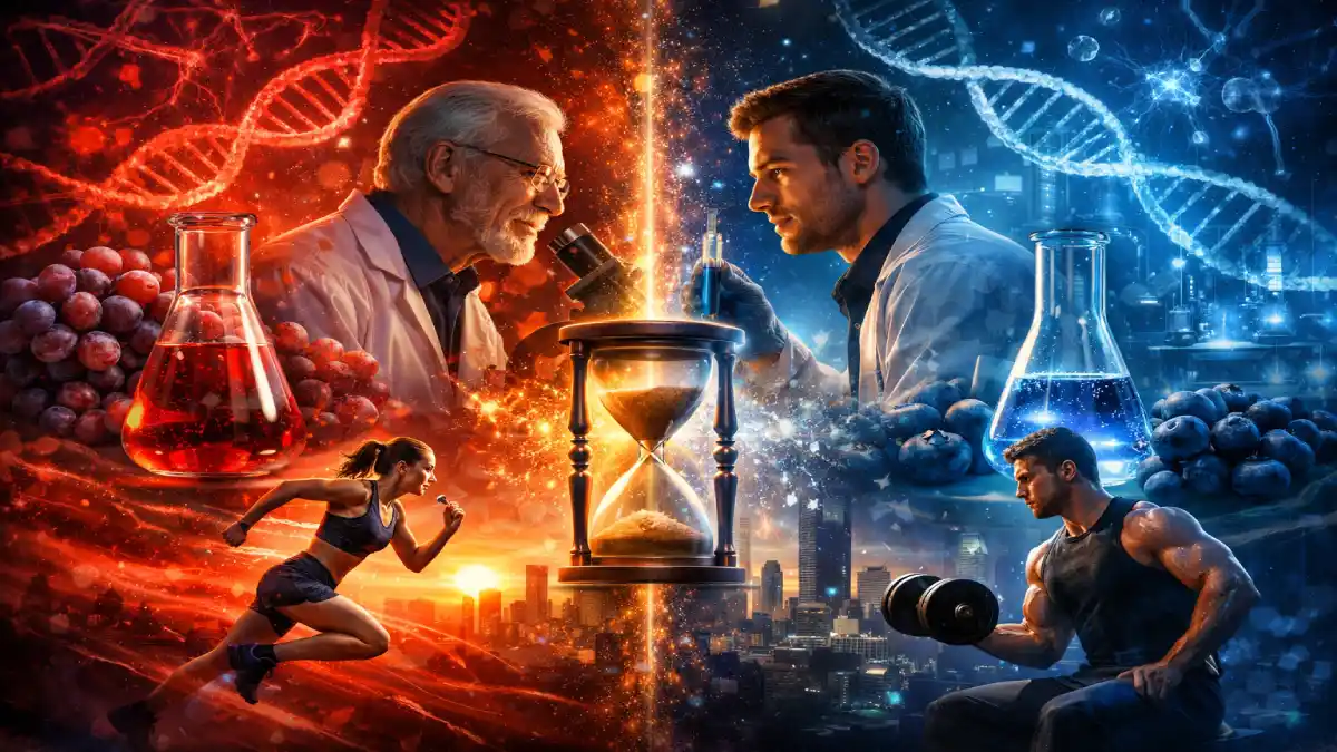 Hero Image for article Resvératrol vs Pterostilbène : Lequel Est Vraiment le Plus Efficace pour la Longévité et la Performance ?